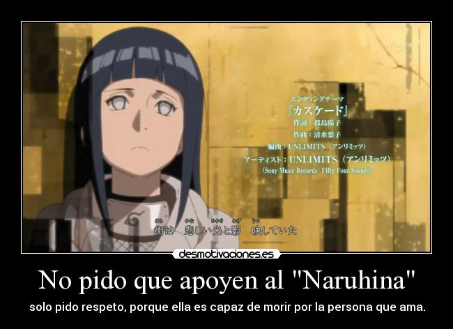 No pido que apoyen al Naruhina - 