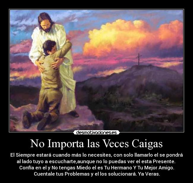 No Importa las Veces Caigas -