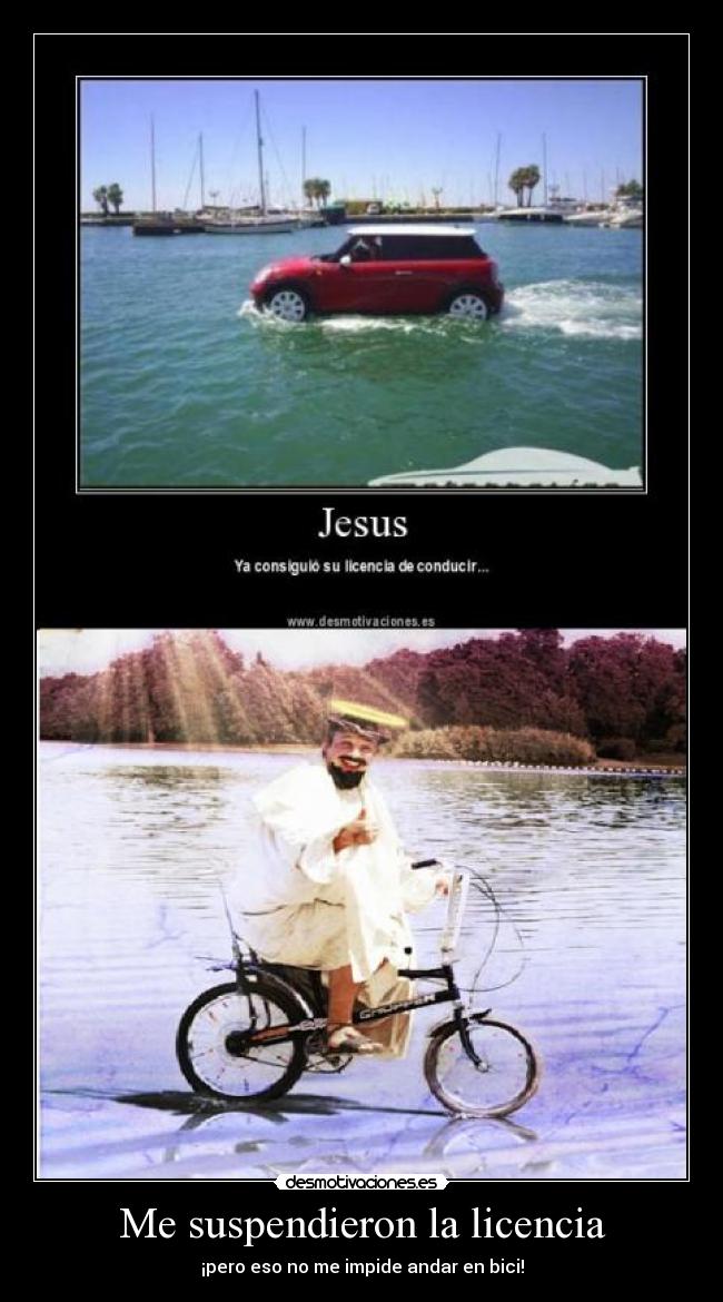 Me suspendieron la licencia - ¡pero eso no me impide andar en bici!