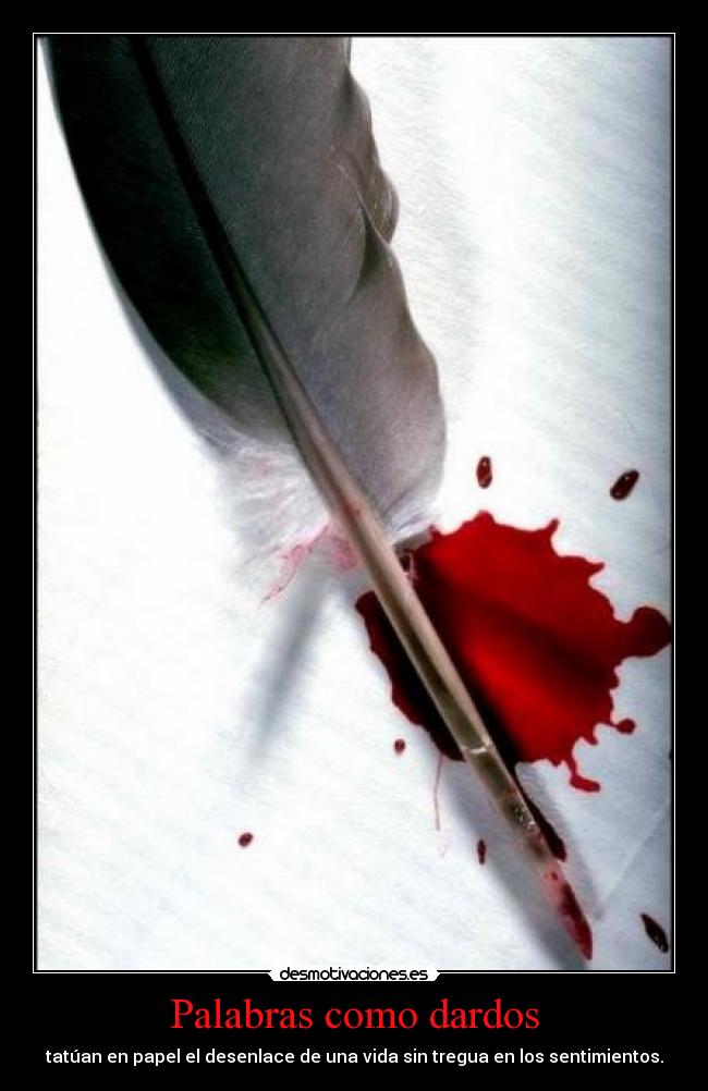 carteles palabras blackdead sangre desmotivaciones