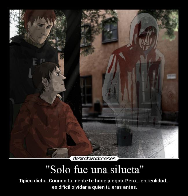 Solo fue una silueta -