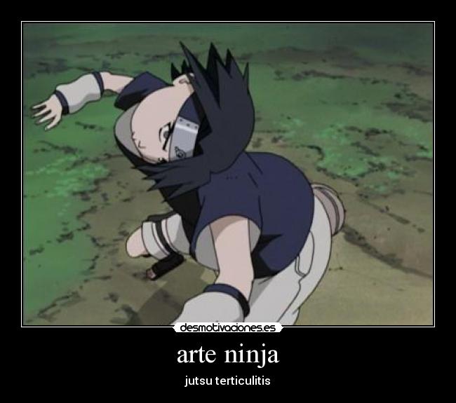 arte ninja - jutsu terticulitis