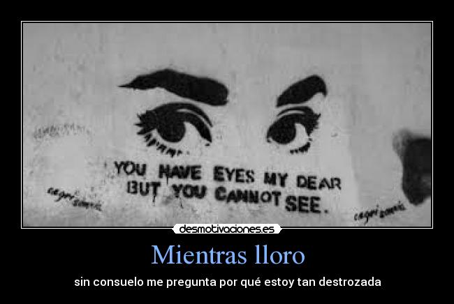 Mientras lloro - 
