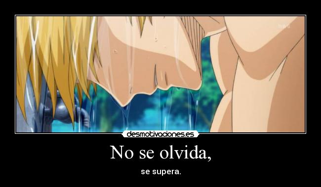 No se olvida, -