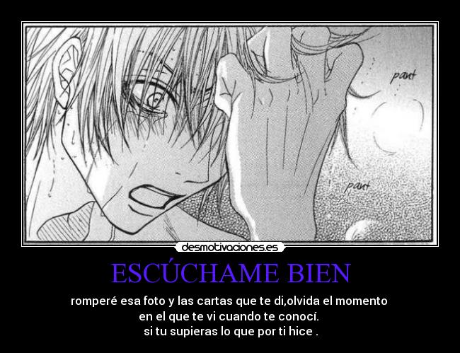 ESCÚCHAME BIEN -