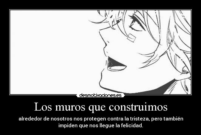 carteles construimos nyanperona tumblr anime manga karneval silver yogi tristeza protegen felicidad desmotivaciones
