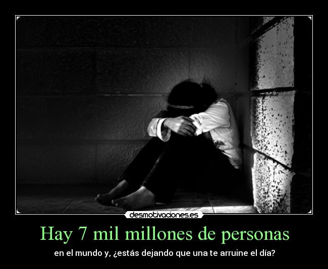 Hay 7 mil millones de personas - 