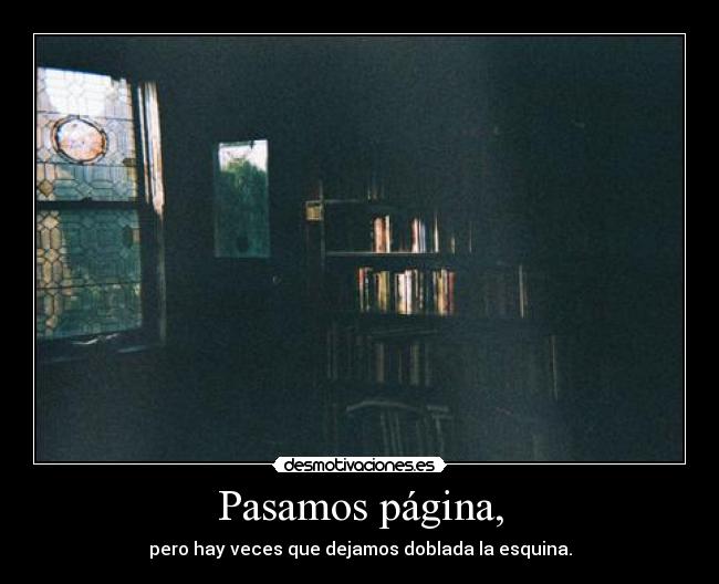 Pasamos página, - 