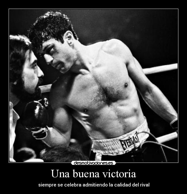 Una buena victoria -