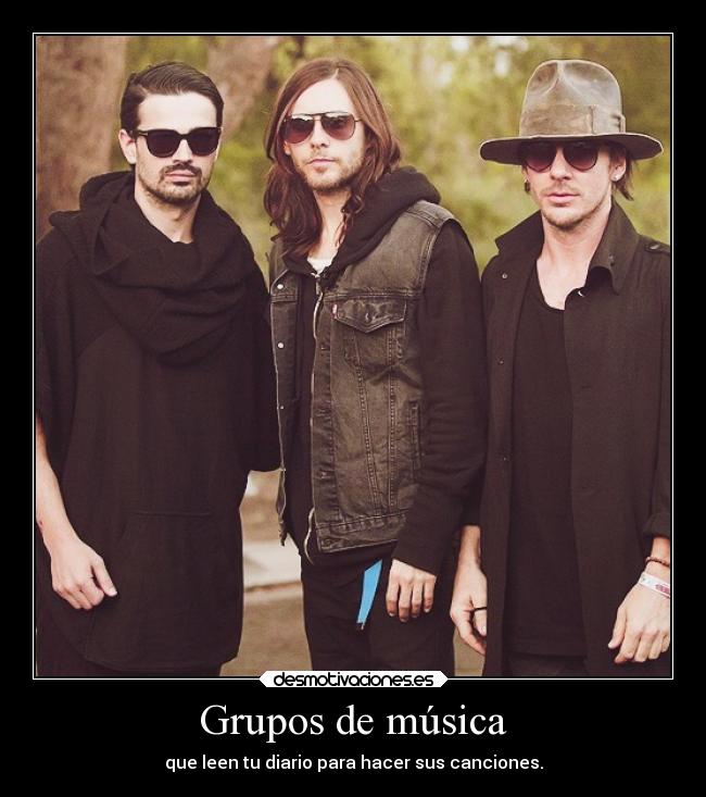 carteles musica seconds mars desmotivaciones