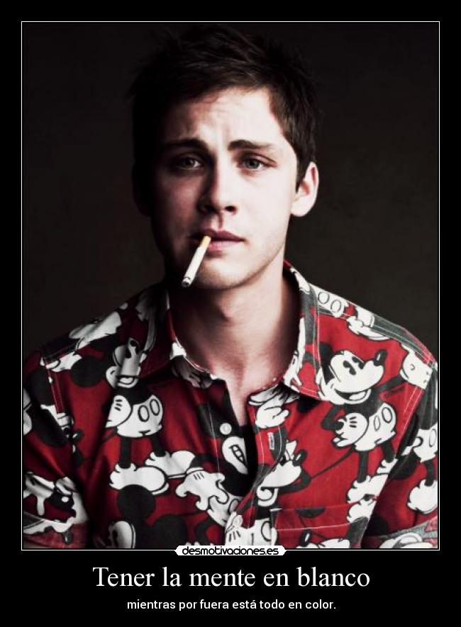 Tener la mente en blanco Desmotivaciones