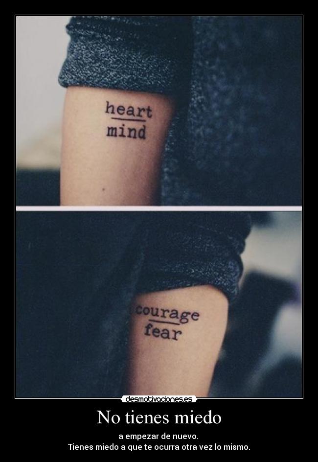 No tienes miedo - 