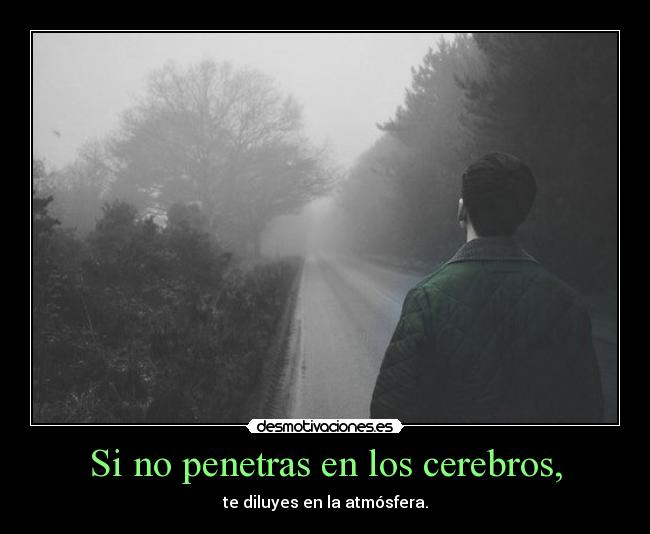 Si no penetras en los cerebros, - 