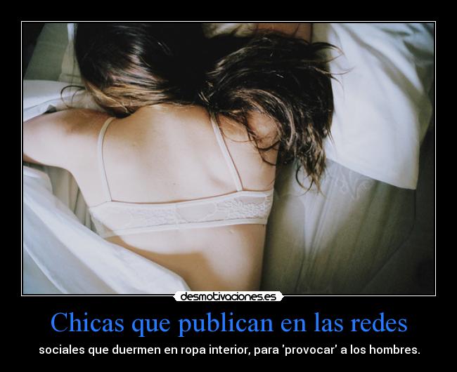 Chicas que publican en las redes - 