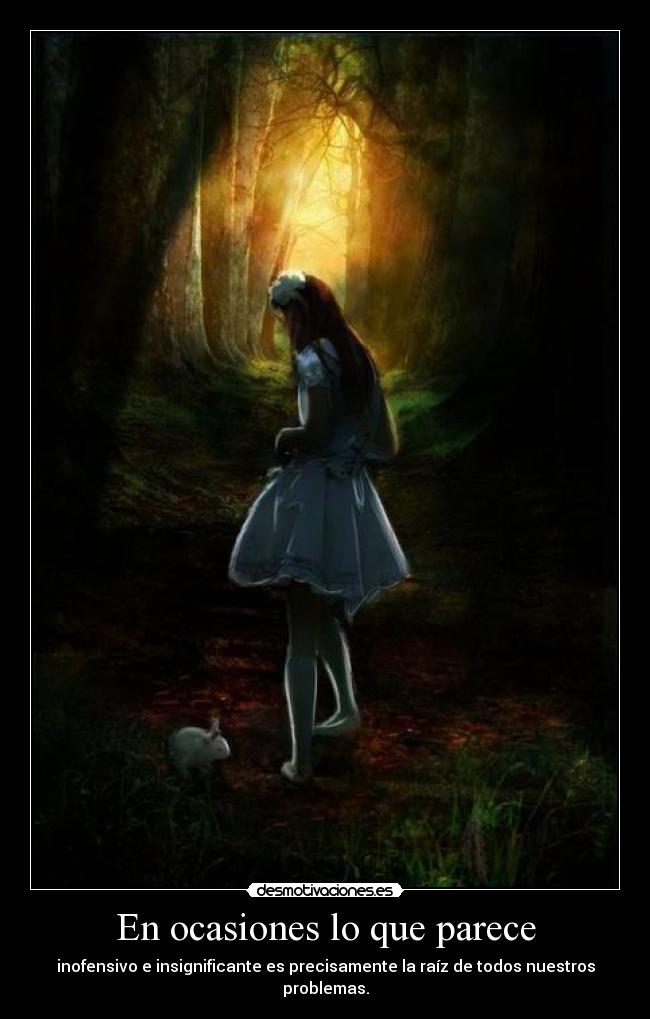 En ocasiones lo que parece - 