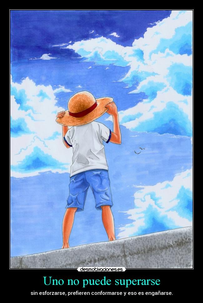 carteles one piece luffy desmotivaciones