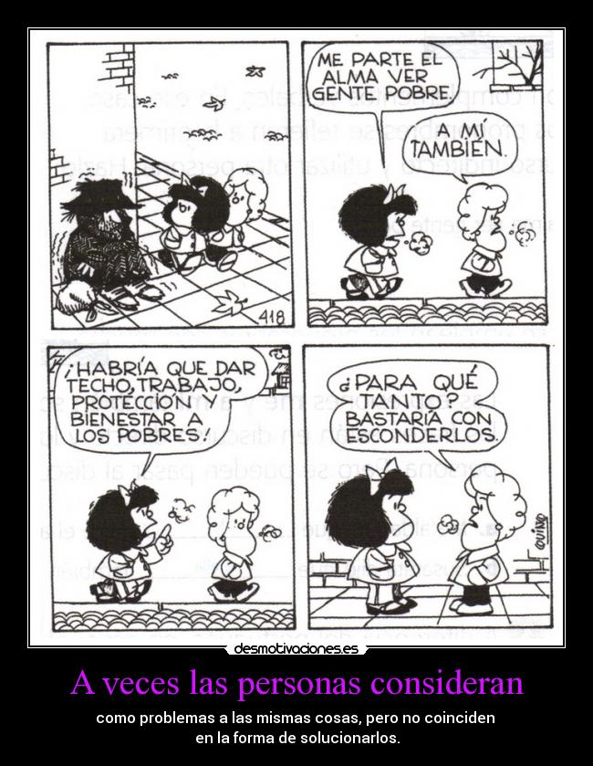 A veces las personas consideran -