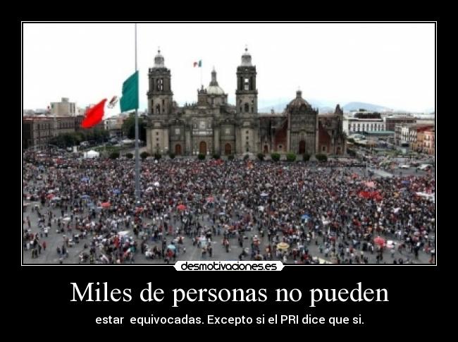 Miles de personas no pueden - 