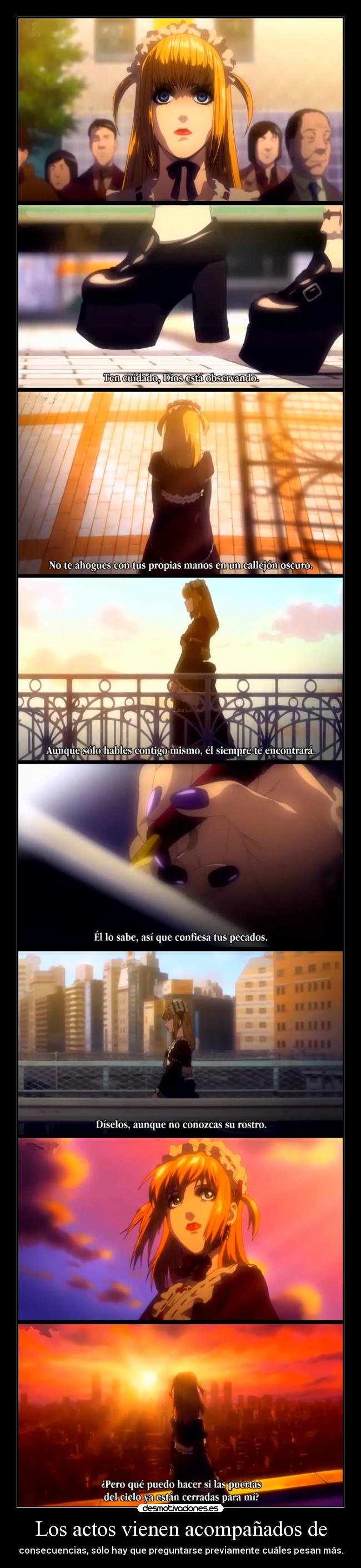 Los actos vienen acompañados de -