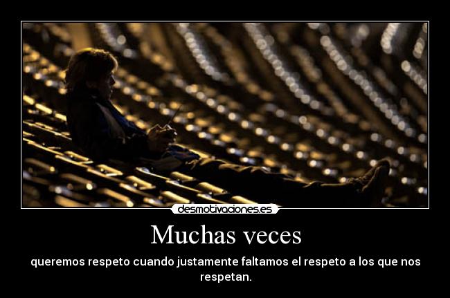 Muchas veces -