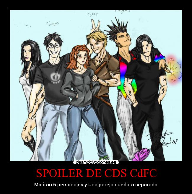 SPOILER DE CDS CdFC - Moriran 6 personajes y Una pareja quedará separada.