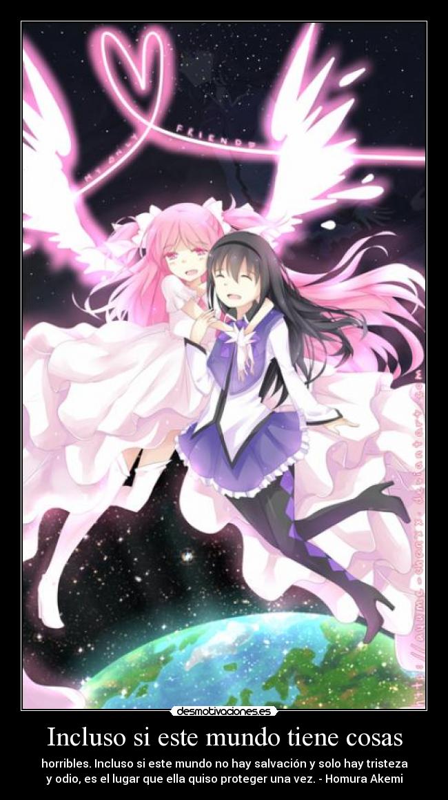 Incluso si este mundo tiene cosas -