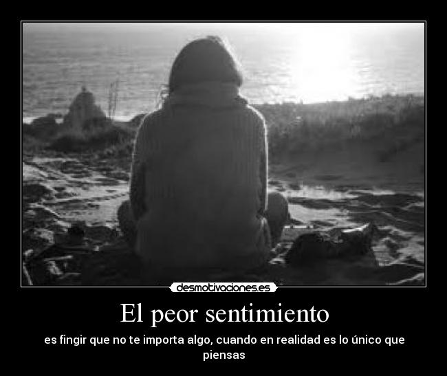 El peor sentimiento -