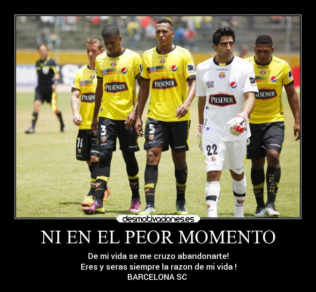 NI EN EL PEOR MOMENTO -
