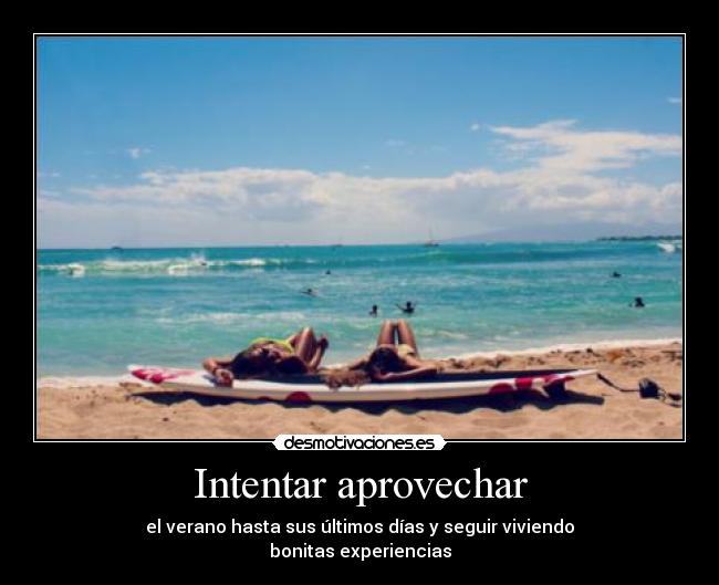 Intentar aprovechar - 