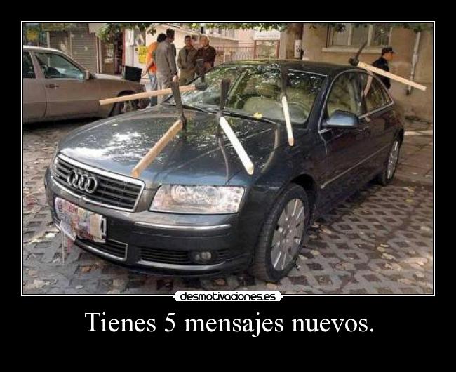 Tienes 5 mensajes nuevos. -