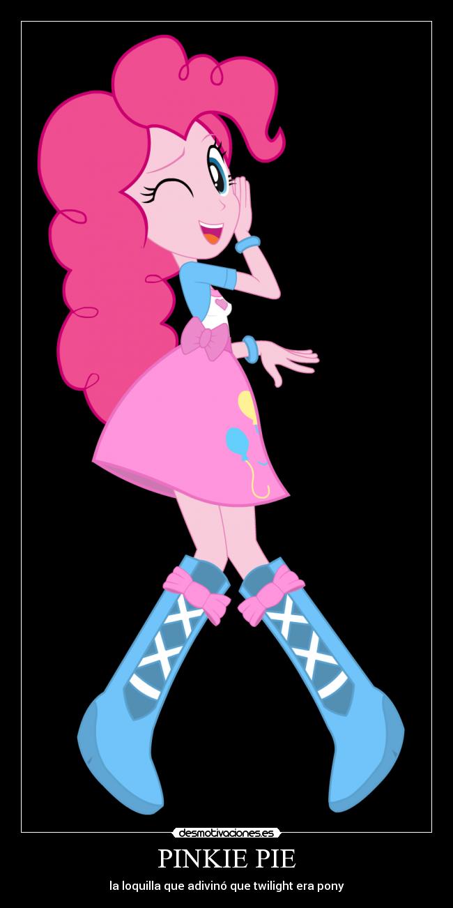 PINKIE PIE - la loquilla que adivinó que twilight era pony