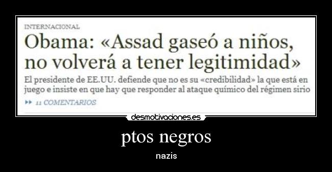 ptos negros - nazis