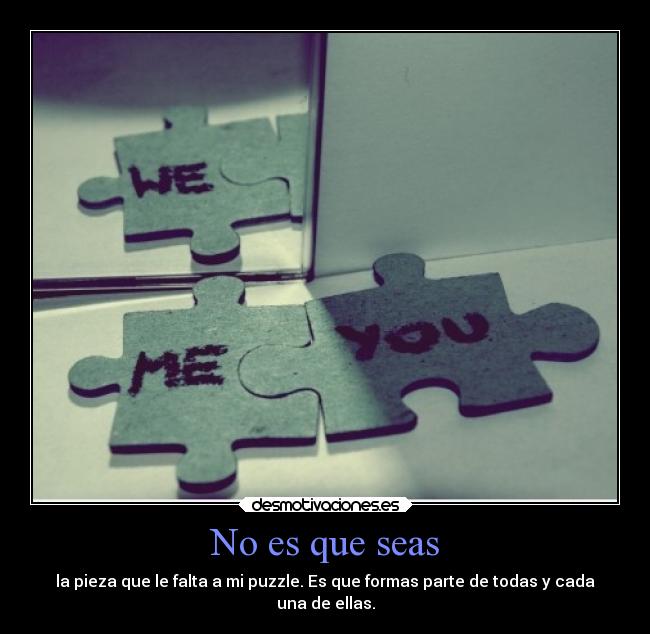 carteles puzzle desmotivaciones