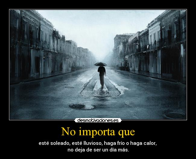 No importa que - 