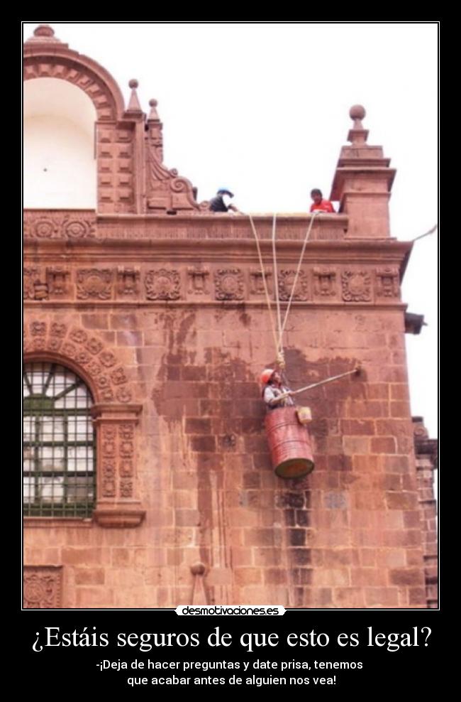 ¿Estáis seguros de que esto es legal? - 