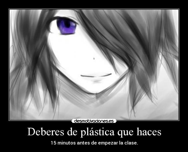 Deberes de plástica que haces - 