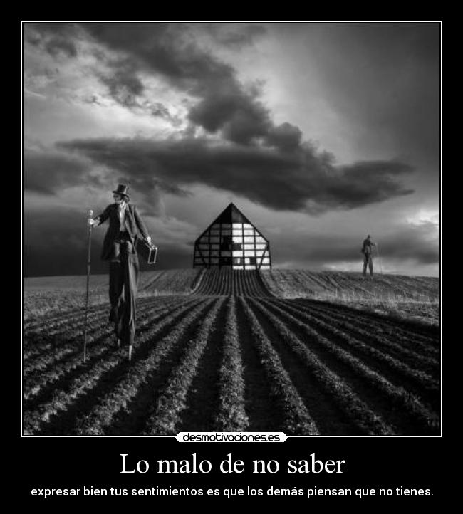 Lo malo de no saber - 