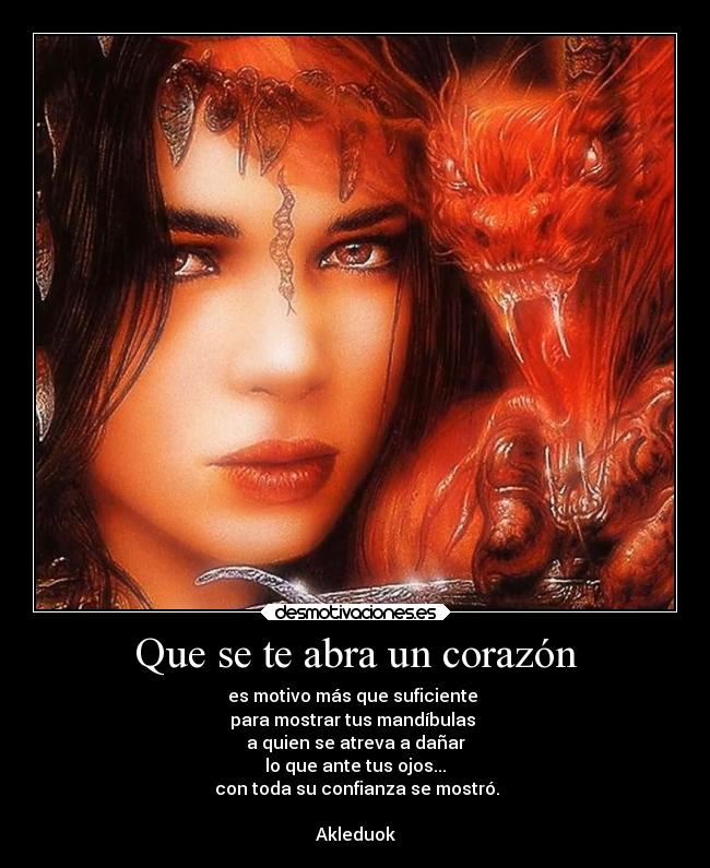 Que se te abra un corazón -