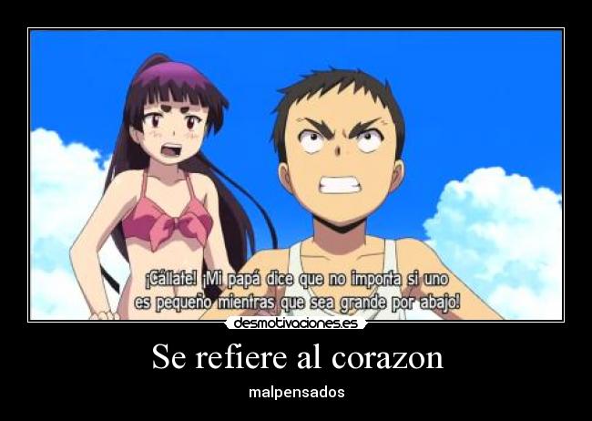 Se refiere al corazon - malpensados