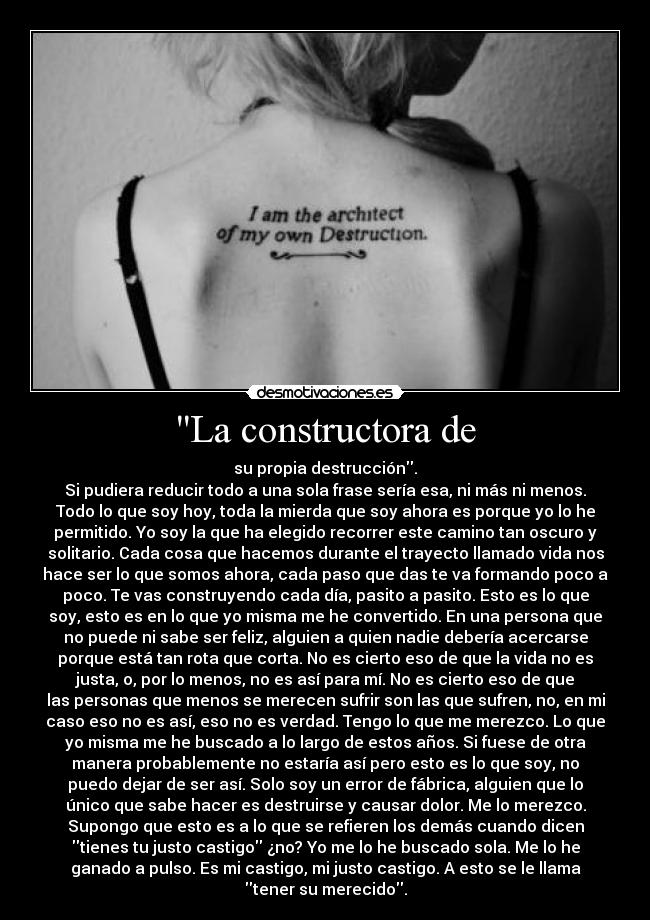 La constructora de -