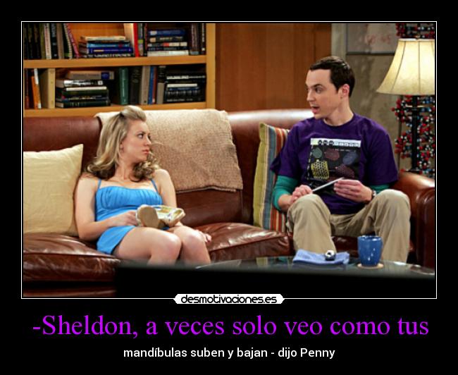 carteles sheldon penny thebigbangtheory tbbt desmotivacion tristeza incomprension que mas poner flox desmotivaciones
