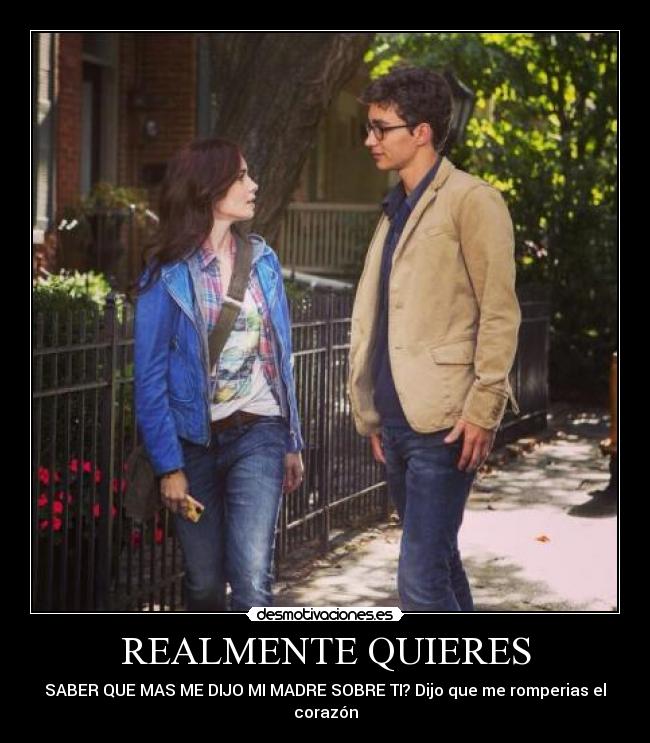 REALMENTE QUIERES - 