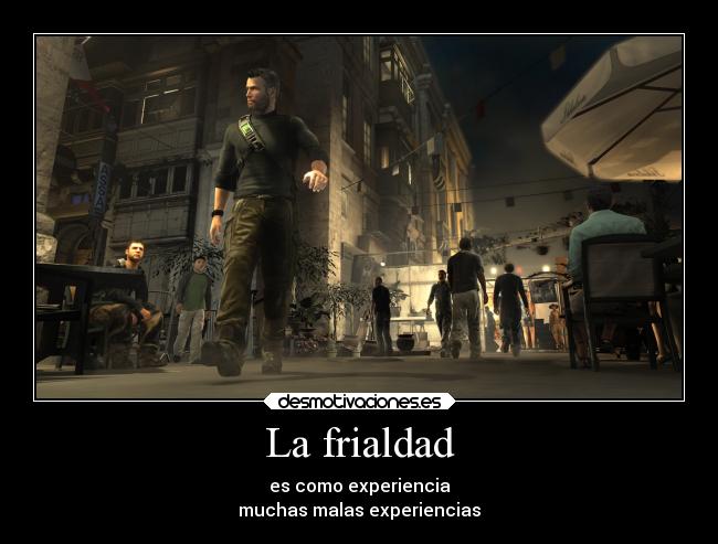 La frialdad -