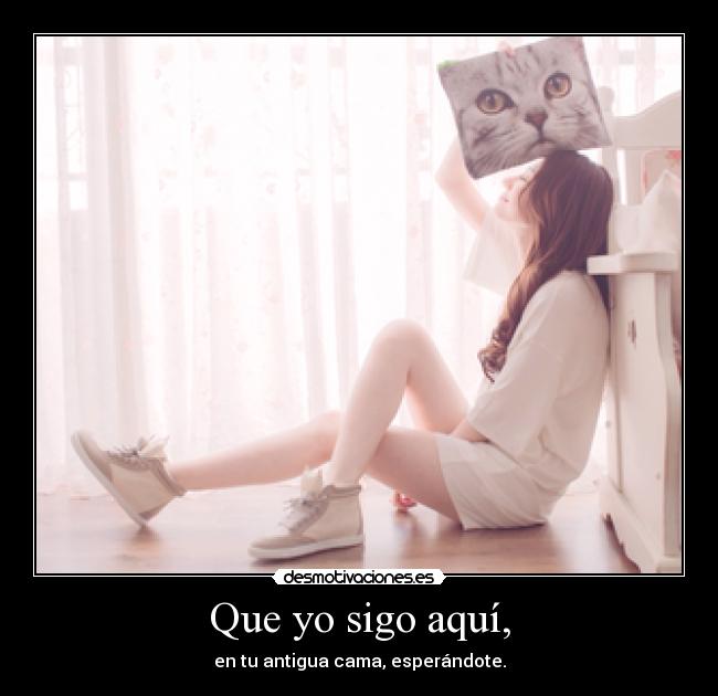 Que yo sigo aquí, - 