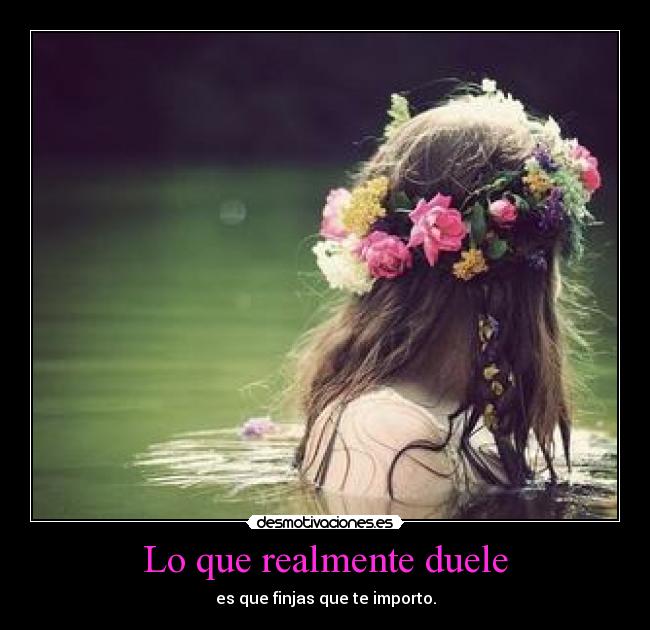 Lo que realmente duele - 