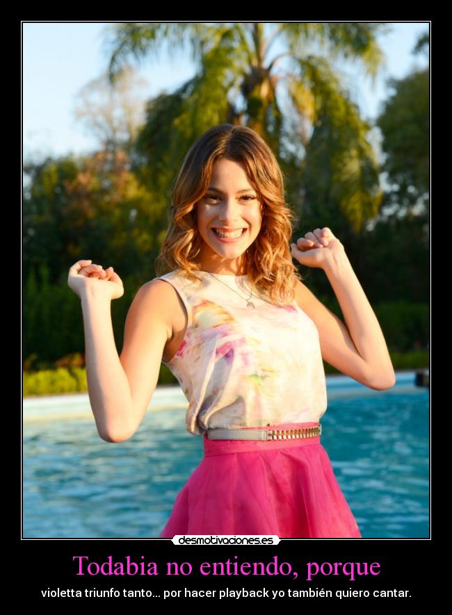 Todabia no entiendo, porque - 