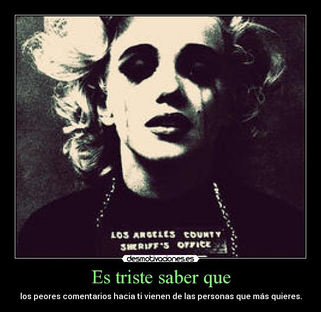 carteles tristeza dolor marilyn monroe desmotivaciones