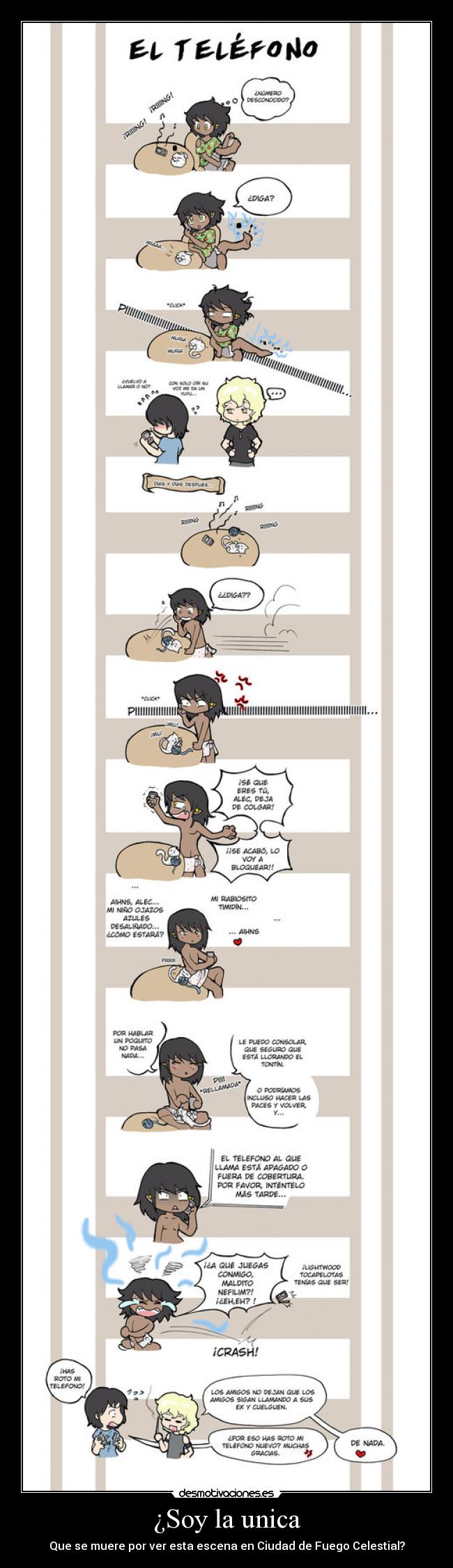 ¿Soy la unica - Que se muere por ver esta escena en Ciudad de Fuego Celestial?