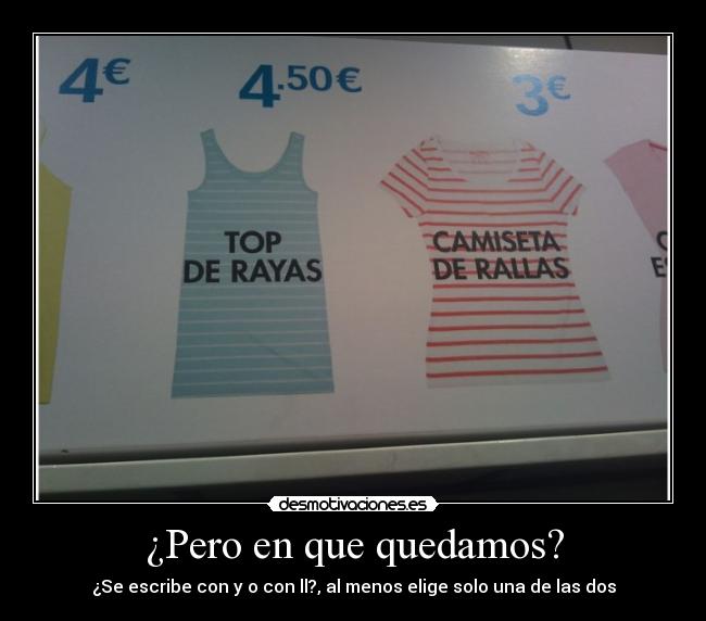 ¿Pero en que quedamos? - 