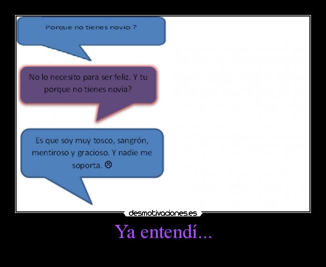 Ya entendí... - 